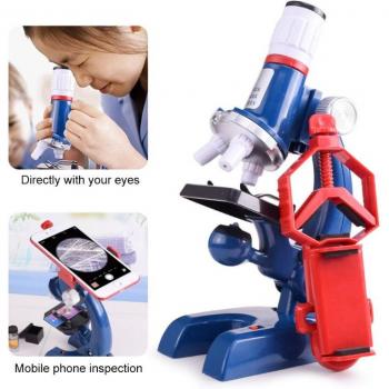 Children's lab microscope 100X-1200X with LED