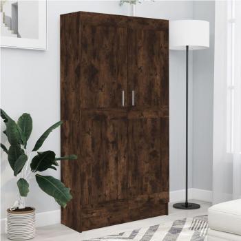 Bookshelf Smoked Oak 82.5x30.5x150 cm Engineered Wood Vidaxl