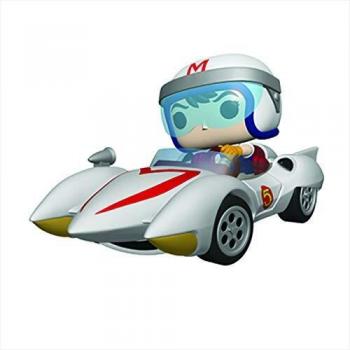 Funko Pop Ride Racer-Speed con Vehículo Mach 5, Multicolor