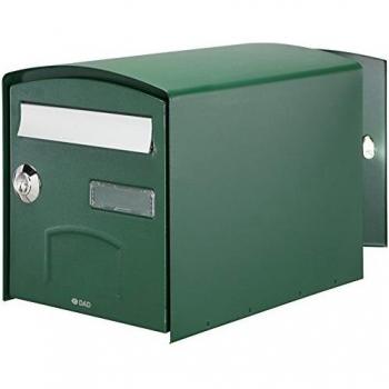 Boîte aux lettres DOME en acier vert