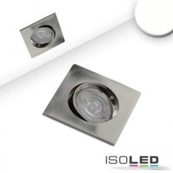 IsoLED Slim68 9 W, gebürstetes Alu‑Ecklicht, neutralweiß, 960 lm