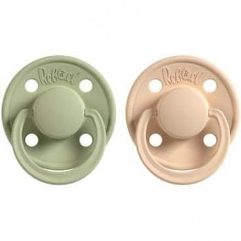 Rebael Ciuccio per bambini 6+ mesi, 2 pezzi, Mono Laurel/Almond