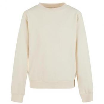 Urban Classics Mädchen Oversized Frottee Crewneck Pullover Sand