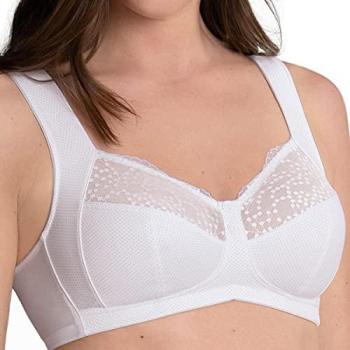 Helline Soutien-gorge large sans armatures blanc 90 E