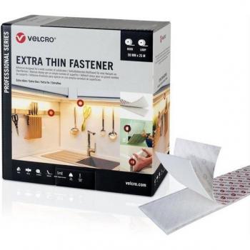 VELCRO® Flexibles Klettband 25m Haken & Flausch 20mm weiß