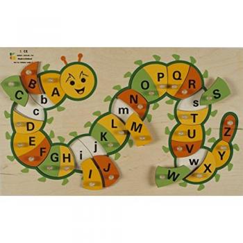 Bsm Jeu de Puzzles ABC la Chenille