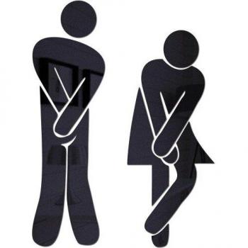 Lustige WC Zauberstab Aufkleber