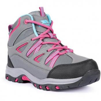 Trespass GILLON II Mädchen‑Wanderschuh (mittelhoch) – Größe 33 – Grau