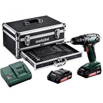 Metabo Akku-Bohrschrauber BS 18V mit 2 Akkus und Alu-Koffer