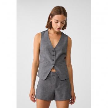 Shorts eleganti mini grigio 44