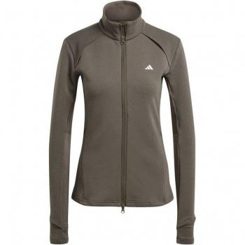 ADIDAS Damen Trainingsjacke Braun Größe L IT0672
