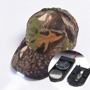 Inductive Switch Baseball Cap with LED Light