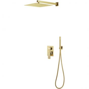 Sistema Ducha Acero Inoxidable Oro 201