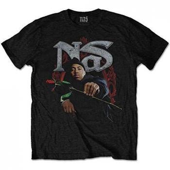 Men's Nas Black NASTS01MB01 Tee, Size S