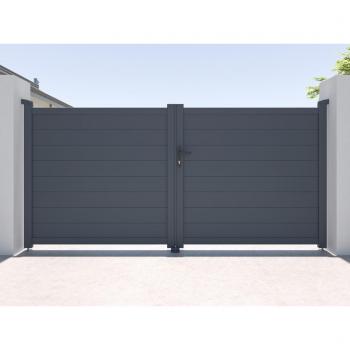 Cancello Retrattile Antracite 305x150 – Design Nazario