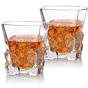 Cooko Iceberg Whiskey Glasses for Cocktail Set of 2