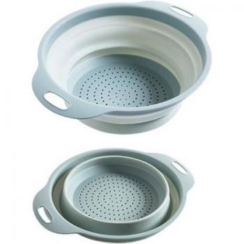 Cesta Plegable Rosa para Lavabo