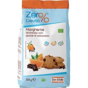 Zero% Lievito Margherite Cioccolato e Arancia 250g