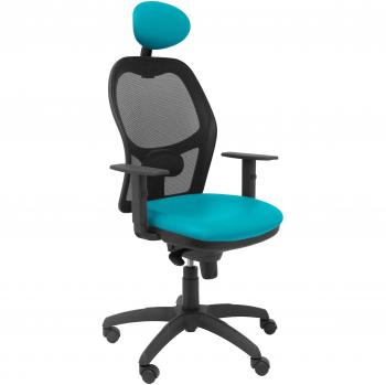 Silla de Oficina con Cabecero Jorquera malla P&C SNSPVEC Verde