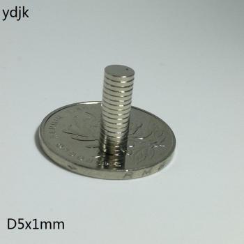 100PCS N35 5x1mm Disk Magnets
