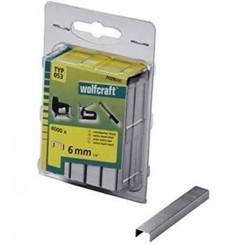 Wolfcraft grapas 6mm lomo ancho 4000 piezas