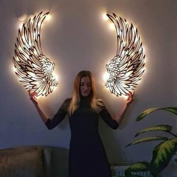 Art Mural Ailes d'Ange Brillantes