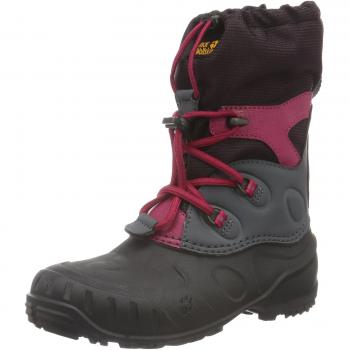 Jack Wolfskin Iceland Passage High K, Bottes de Neige Enfant, Rouge