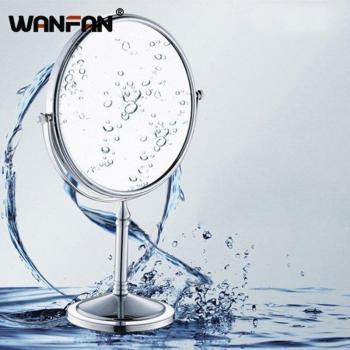 OWOFAN 8-Inch Chrome Dual-Faced Makeup Mirror