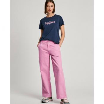 Pantaloni Campana Pepe Jeans Anya Rosa XL