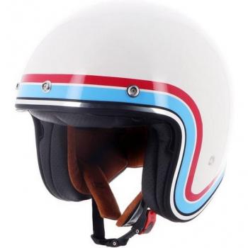 Helstons Freedom – Casque Jet Moto – XS – Disponible en Blanc, Rouge et Bleu