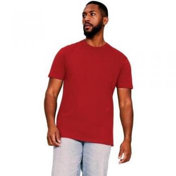 T-shirt unisexe 3XL rouge en coton bio peigné Casual Classics