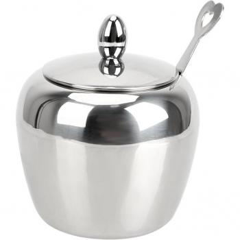 Couvercle & Cuillère en Acier Inox