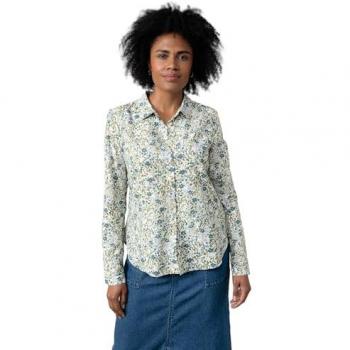 Green Patsy Ditsy Cotton T-Shirt with Classic Collar – Size 8 (Women’s)