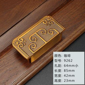 Vintage Black Gold Zinc Alloy Knob for Cabinets
