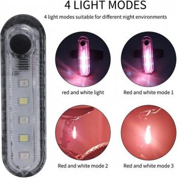 BORUiT Cycling Safety Warning Rear Light