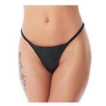 Rimba Lederstring Schwarz