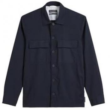 Marc O'Polo Dunkelblaues Overshirt für Herren XXL