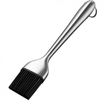 Silicone Kitchen Tongs with Oil Sauce Brush