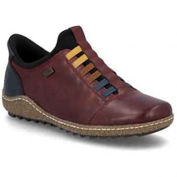 “Jackie” Wine Color Rieker Women's Casual Footwear – UK 4