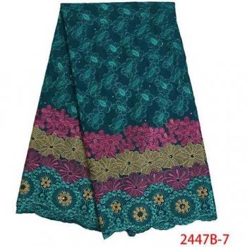 Maille Dentelle Fleurie Style Africain