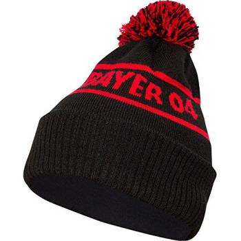 JAKO Bayer 04 Leverkusen Bommelmütze, schwarz, 02