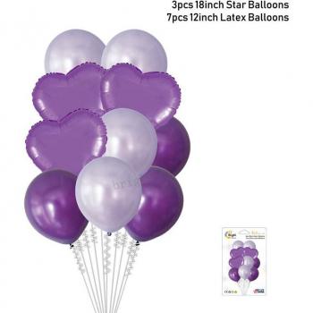 Globos de fiesta oro rosa 18 pulgadas