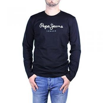 Pepe Jeans Eggo Long T-Shirt Uomo 2XL Nero