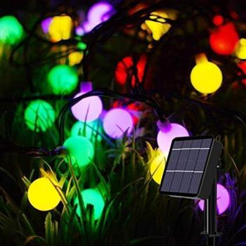Garten‑Lichterkette Outdoor 28 ft – 8‑Modus, 66 LED Globe
