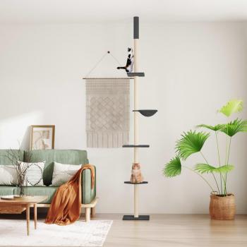 Stile Urbano: Albero Gatto Torana in Grigio Scuro 263,5 cm