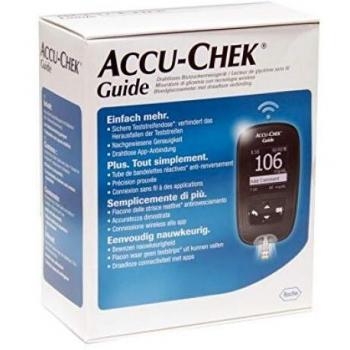 Lecteur de glycémie Accu-Chek Guide sans fil avec technologie de lecture avancée des tendances