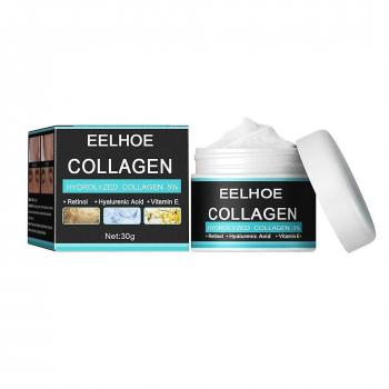 Eelhoe Crema Masculina de Colágeno 30g, Antiarrugas y Reafirmante