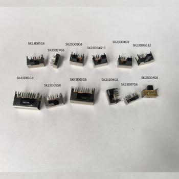 10-Pack 8-Pin Toggle Switch SK23D04G10 2P3T Configuration