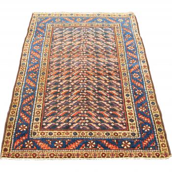 Cálida Alfombra Oriental Artesanal 140x98 con Certificado
