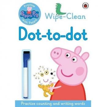 Peppa Pig: Practise with Peppa: Wipe-clean Dot-to-Dot by Peppa Pig NEW